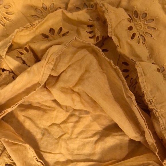 Zara two piece set mustard yellow top and skirt - Picture 6 of 6